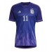 Argentina Angel Di Maria #11 Replica Away Stadium Shirt World Cup 2022 Short Sleeve